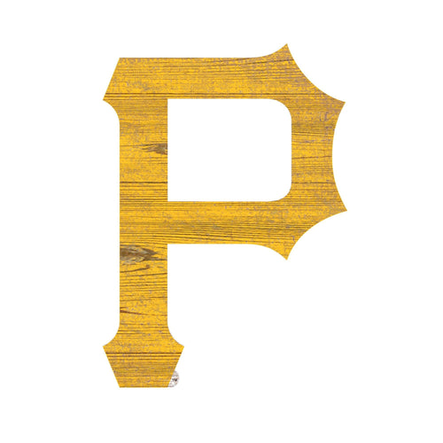 Pittsburgh Pirates 0843-Distressed Logo Cutout 24in