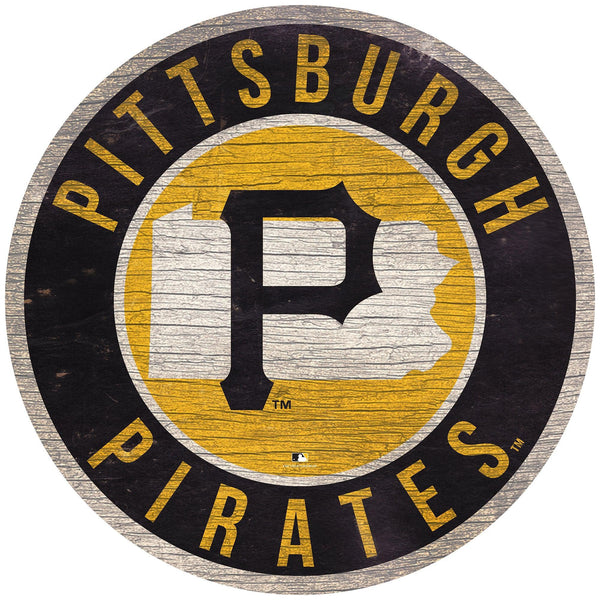 Pittsburgh Pirates 0866-12in Circle w/State