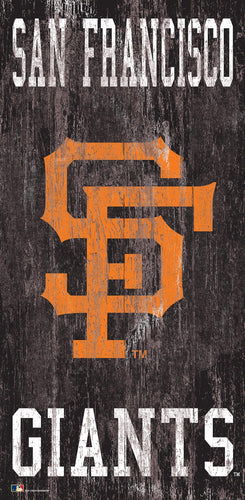 San Francisco Giants 0786-Heritage Logo w/ Team Name 6x12