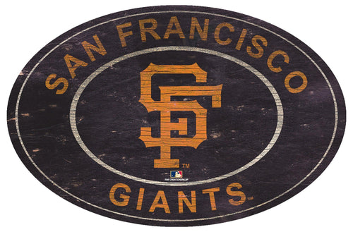 San Francisco Giants 0801-46in Heritage Logo Oval