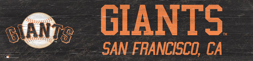 San Francisco Giants 0846-Team Name 6x24