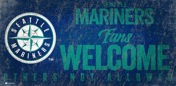 Seattle Mariners 0847-Fans Welcome 6x12