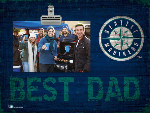 Seattle Mariners 0893-Best Dad Clip Frame