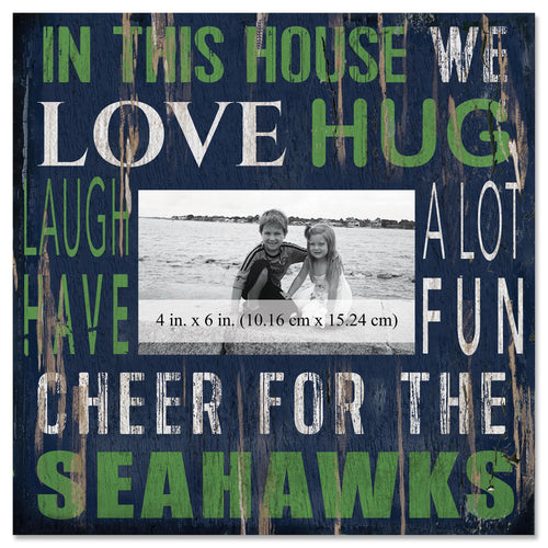 Seattle Seahawks 0734-In This House 10x10 Frame