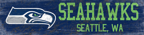 Seattle Seahawks 0846-Team Name 6x24