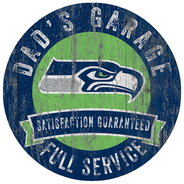 Seattle Seahawks 0862-12in Dad's Garage Circle