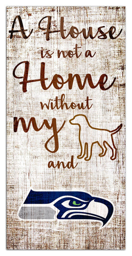 Seattle Seahawks 0867-A House is not a Home 6x12