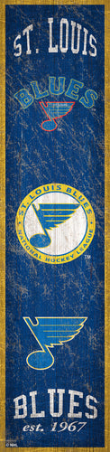 St. Louis Blues 0787-Heritage Banner 6x24