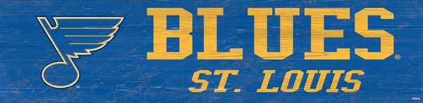 St. Louis Blues 0846-Team Name 6x24