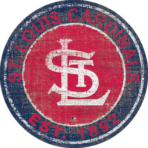 St. Louis Cardinals 0744-Heritage Logo Round