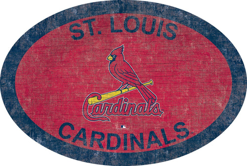 St. Louis Cardinals 0805-46in Team Color Oval