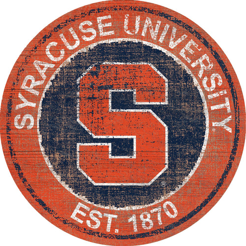 Syracuse Orange 0744-Heritage Logo Round