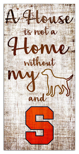 Syracuse Orange 0867-A House is not a Home 6x12