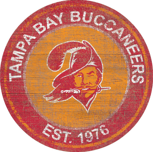 Tampa Bay Buccaneers 0744-Heritage Logo Round