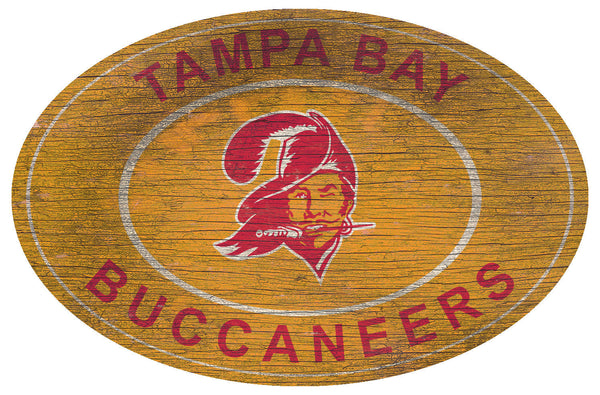 Tampa Bay Buccaneers 0801-46in Heritage Logo Oval