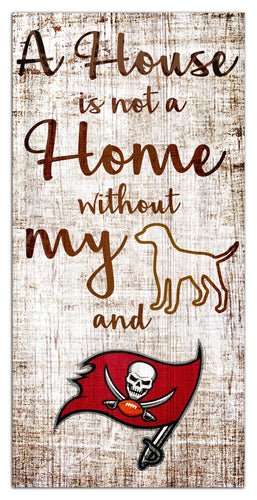 Tampa Bay Buccaneers 0867-A House is not a Home 6x12