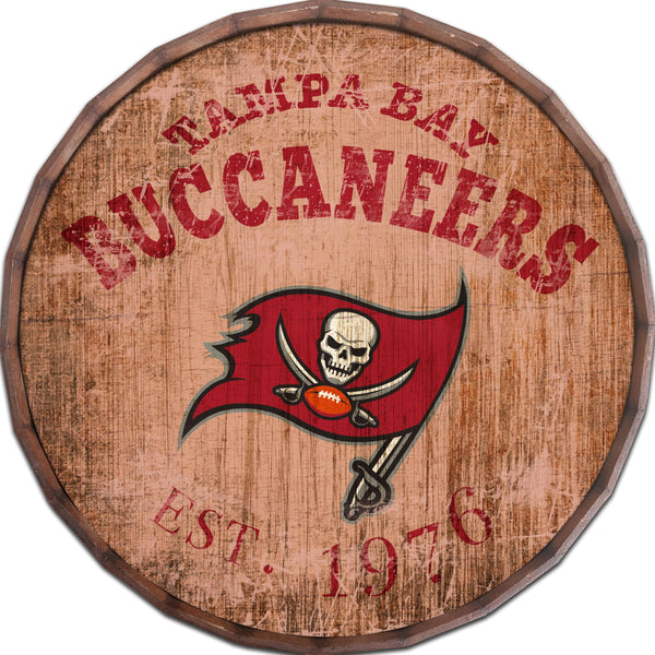 Tampa Bay Buccaneers 0938-Est date barrel top 16"