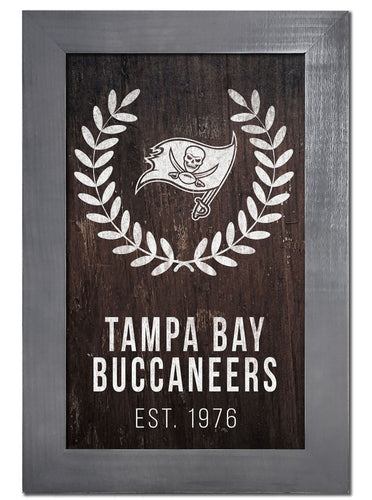 Tampa Bay Buccaneers 0986-Laurel Wreath 11x19