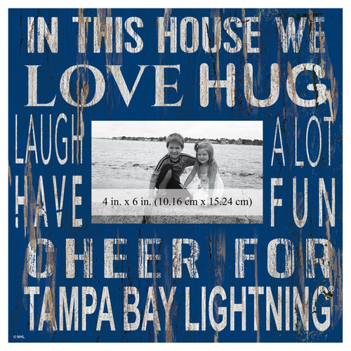 Tampa Bay Lightning 0734-In This House 10x10 Frame