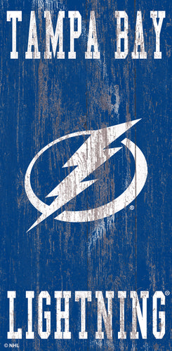 Tampa Bay Lightning 0786-Heritage Logo w/ Team Name 6x12