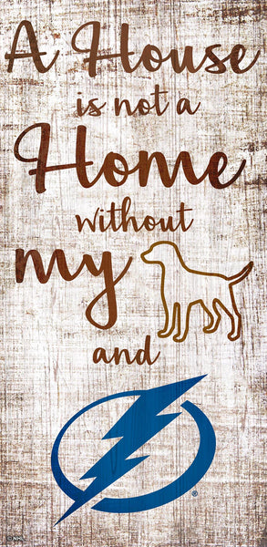 Tampa Bay Lightning 0867-A House is not a Home 6x12