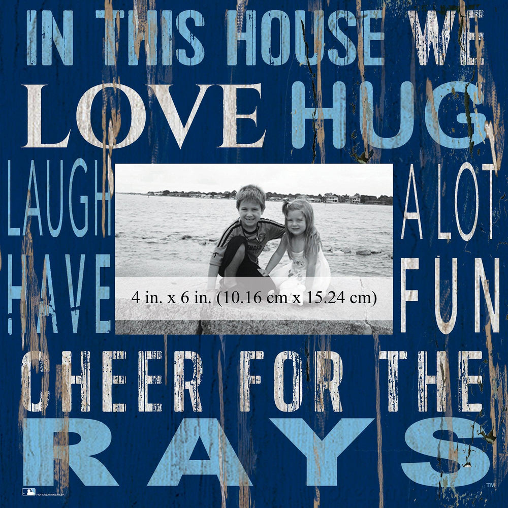 Tampa Bay Rays 0734-In This House 10x10 Frame