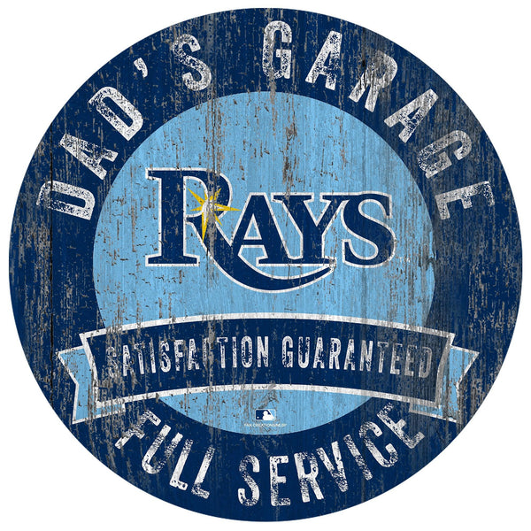Tampa Bay Rays 0862-12in Dad's Garage Circle