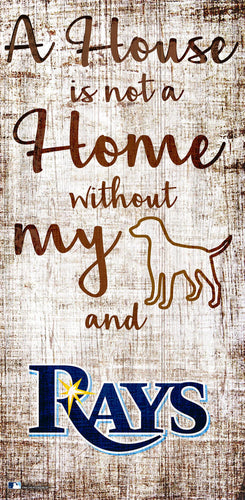 Tampa Bay Rays 0867-A House is not a Home 6x12