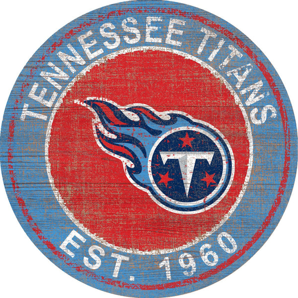 Tennessee Titans 0744-Heritage Logo Round