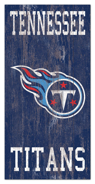 Tennessee Titans 0786-Heritage Logo w/ Team Name 6x12