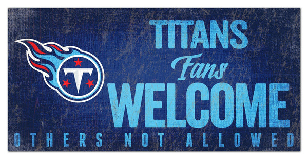 Tennessee Titans 0847-Fans Welcome 6x12