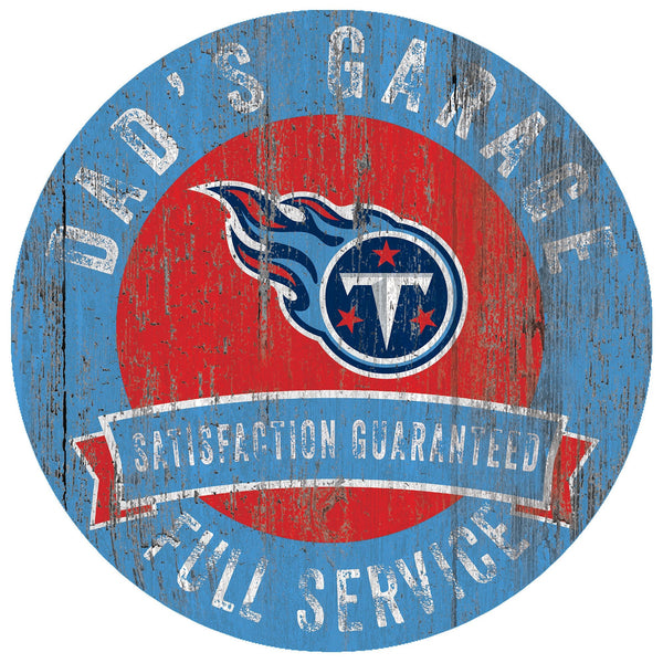 Tennessee Titans 0862-12in Dad's Garage Circle