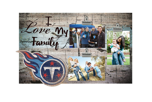 Tennessee Titans 0870-I Love My Family 11x19 Clip Frame
