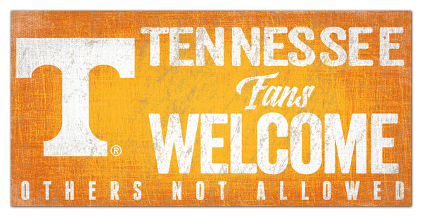 Tennessee Volunteers 0847-Fans Welcome 6x12