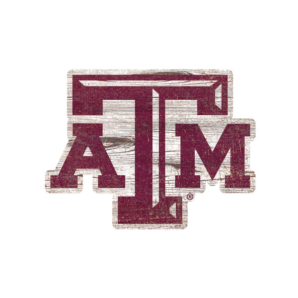 Texas A&M Aggies 0843-Distressed Logo Cutout 24in