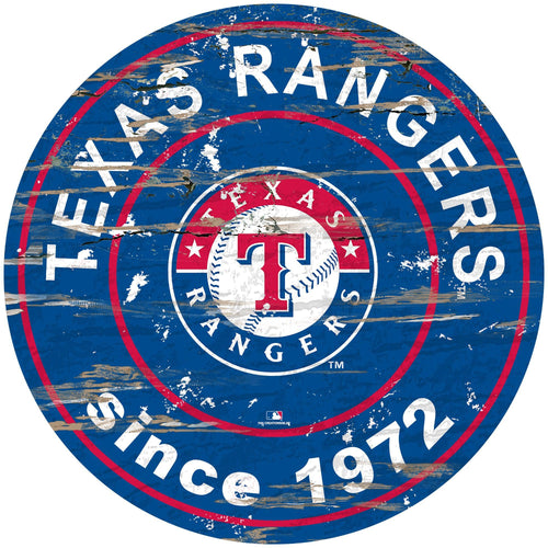 Texas Rangers 0659-Established Date Round