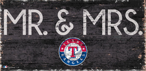 Texas Rangers 0732-Mr. and Mrs. 6x12