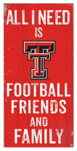 Texas Tech Red Raiders 0738-Friends and Family 6x12
