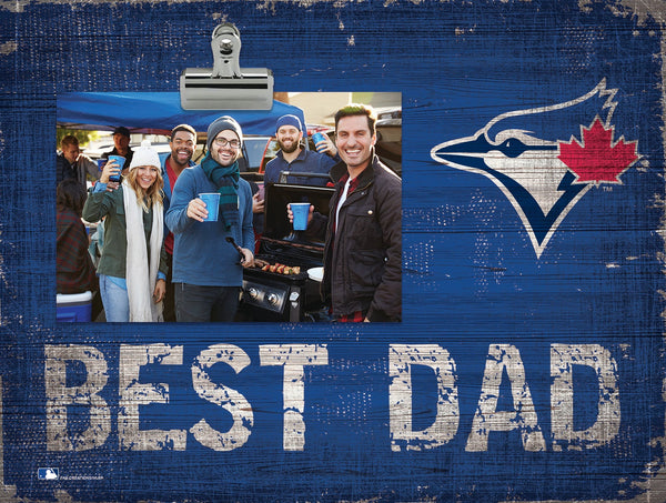 Toronto Blue Jays 0893-Best Dad Clip Frame