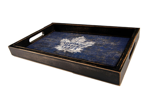 Toronto Maple Leafs 0760-Distressed Tray w/ Team Color