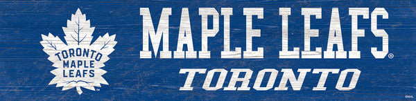 Toronto Maple Leafs 0846-Team Name 6x24