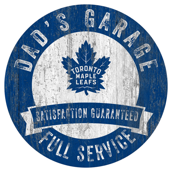 Toronto Maple Leafs 0862-12in Dad's Garage Circle