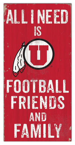 Utah Utes 0738-Friends and Family 6x12