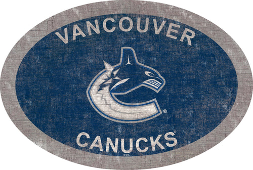 Vancouver Canucks 0805-46in Team Color Oval