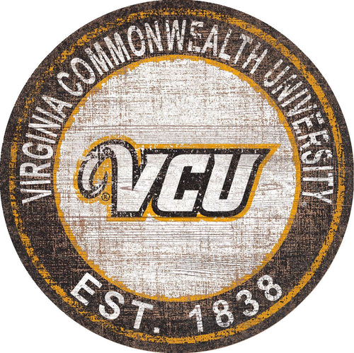 Virginia Cavaliers 0744-Heritage Logo Round