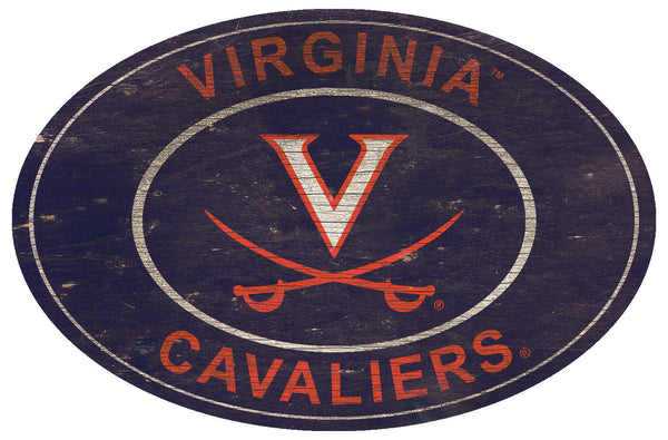 Virginia Cavaliers 0801-46in Heritage Logo Oval