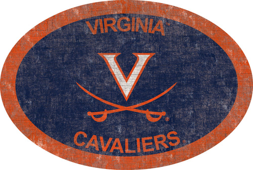 Virginia Cavaliers 0805-46in Team Color Oval
