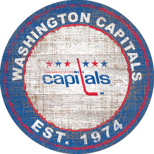 Washington Capitals 0744-Heritage Logo Round