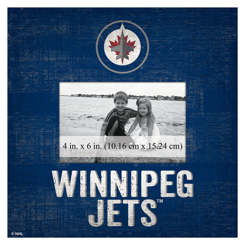 Winnipeg Jets 0739-Team Name 10x10 Frame