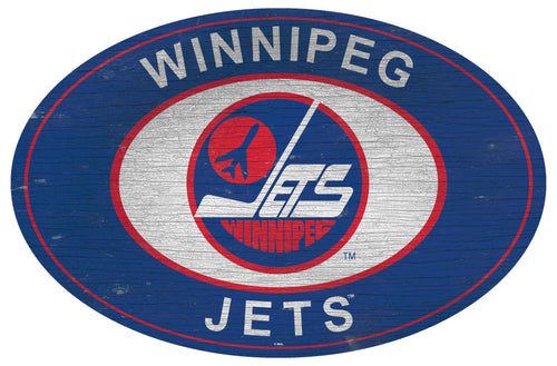 Winnipeg Jets 0801-46in Heritage Logo Oval